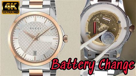 gucci changing watch|Gucci watch battery chart.